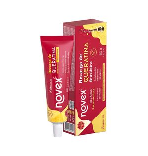 Reconstrução Capilar Novex Recarga de Queratina Brasileira 80g