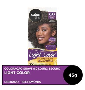 Tintura Salon Line Light Color Prof.6.0 Louro Escuro