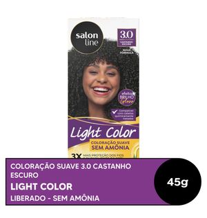 Tintura Salon Line Light Color Prof.3.0 Cast.escuro