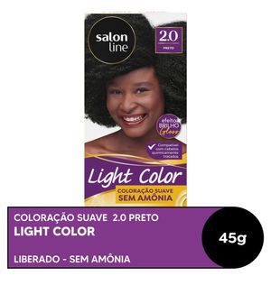 Tintura Salon Line Light Color Prof.2.0 Preto