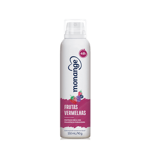 Desodorante Aerossol Antitranspirante Monange Feminino Frutas Vermelhas 150ml