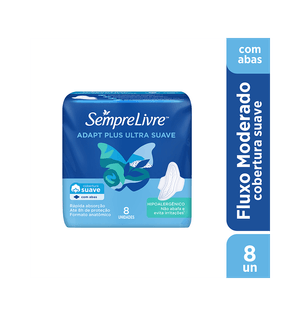 Absorvente Sempre Liv Plus C/a C/8 Suave