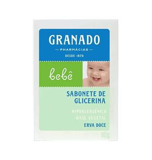 Sabonete de Glicerina Granado Bebê Erva Doce 90g