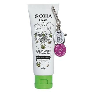 Creme Para Maos Cora 40g Colore Capim Lim. E Cast