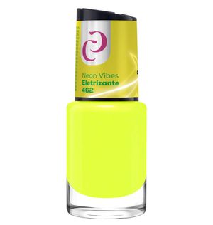 Esmalte Cora Neon Vibes Amarelo Eletrizante