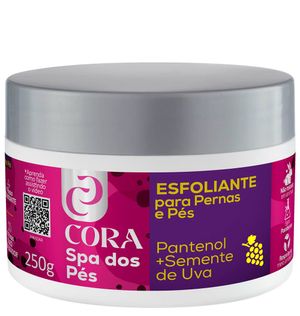 Esfoliante Cora 250g Spa Do Pe.pantenol/uva