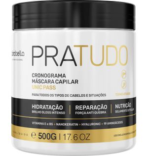 Máscara Capilar Borabella Pratudo Cronograma Unic Pass 500g