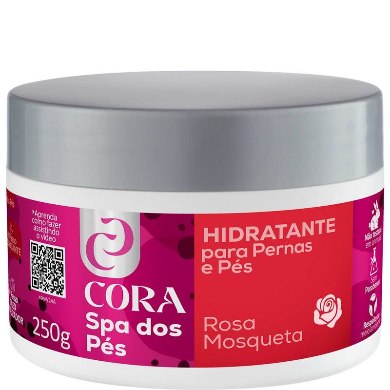 Hidratante Cora 250g Spa D.pe Rosa Mosqueta P