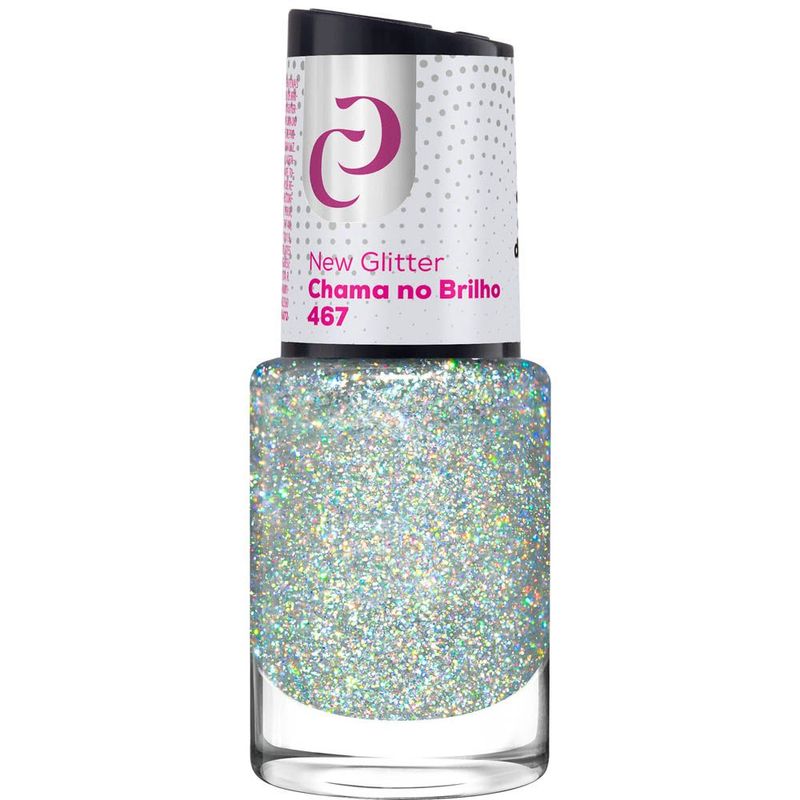 Esmalte Cora 10ml New Glitte Chama N. Brilho