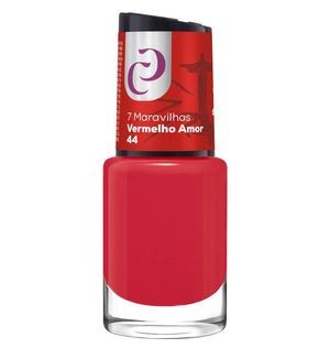 Esmalte Cora 7 Maravilhas Vermelho Amor