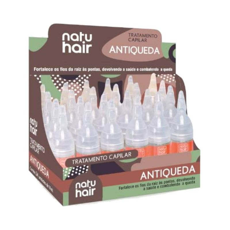 Ampola Natu Hair 10ml C.24 Antiqueda