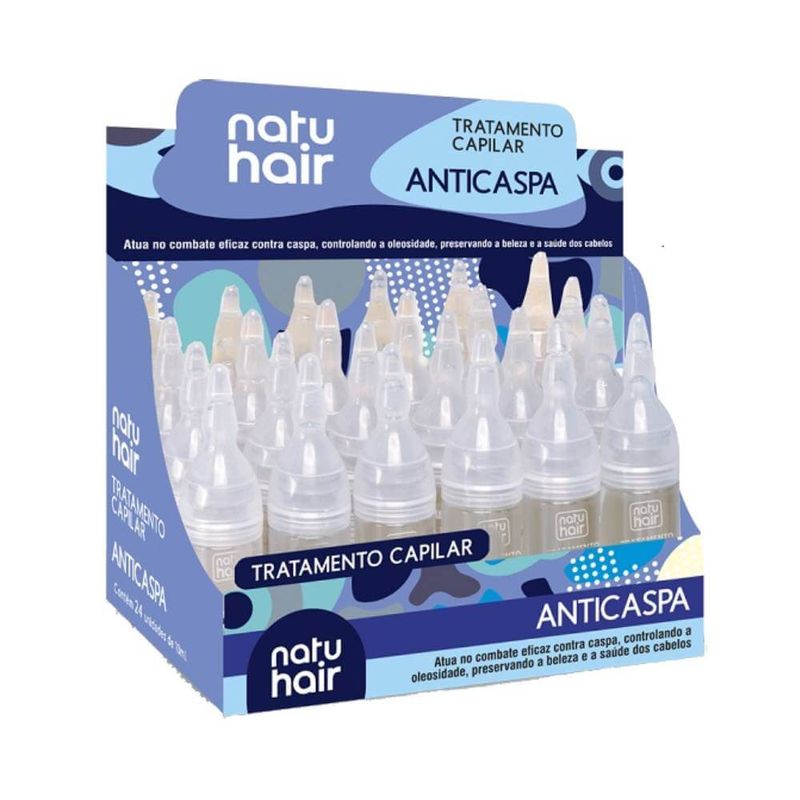 Ampola Natu Hair 10ml C.24 Anticaspa