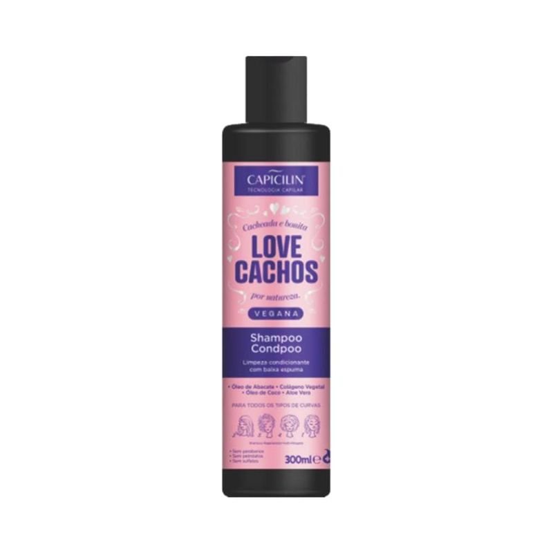 Shampoo Capicilin 300ml Love Cachos Vegano