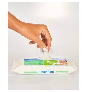 Lenço Umedecido Granado Erva-Doce 50 Unidades