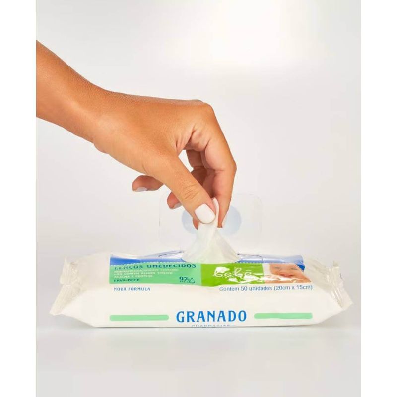 Lenco Umedecido Granado Umed.granado Bebe C.50 Erva Doc