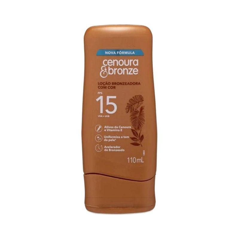 Bronzeador Cen E Bron Prot Solar 110ml Cor Fps15