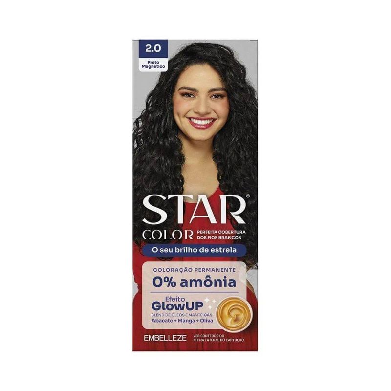 Tintura Star Color 158g 2.0 Preto Magnetico