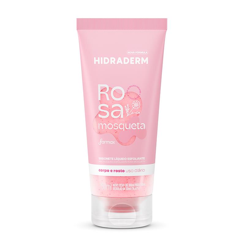 Sabonete Liquido Hidraderm 150ml Esfol.rosa Mosqueta