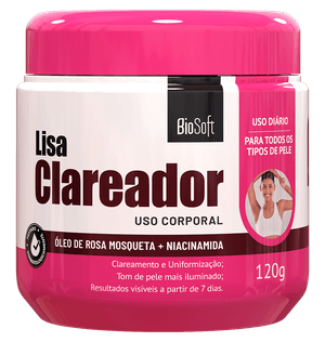 Creme Biosoft 120g Lisa Clar.rosa Mosqueta