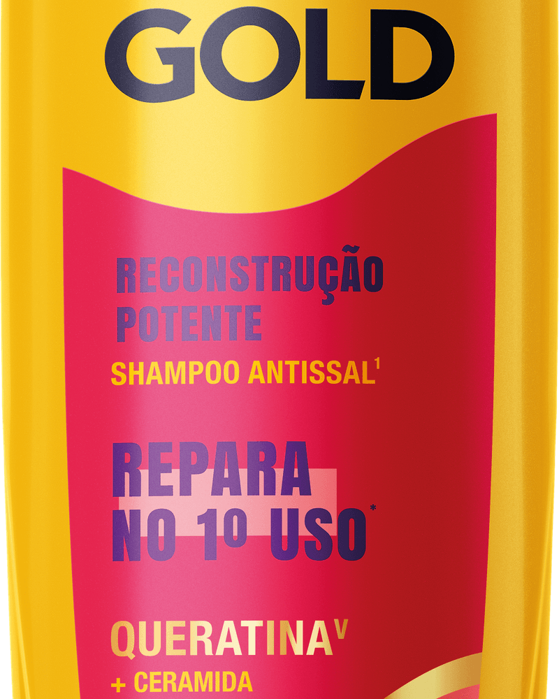 Shampoo Niely Gold 275ml Rec.potente Queratina