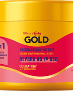 Creme Para Tratamento Niely Gold 430g Rec.potente Queratina