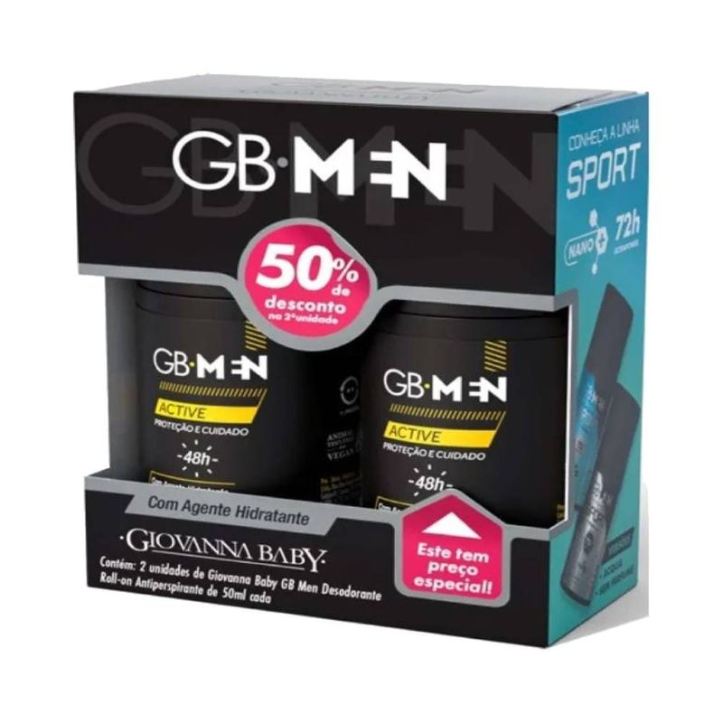 Kit Giovanna B Des Rollon Men C/2 Active