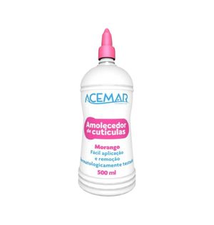 Amolecedor De Cuticulas Acemar 500ml Morango
