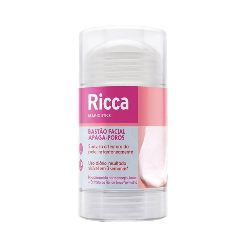 Bastao Desodorante Stick Ricca Facial Apaga Poros 3808