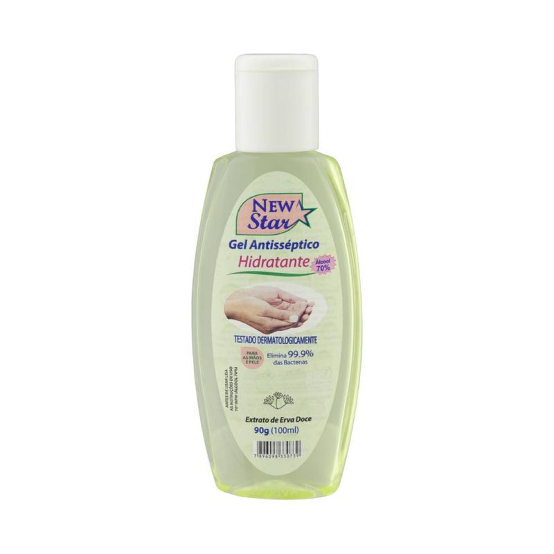 Gel New Star 100ml Anti-septico Ervadoce