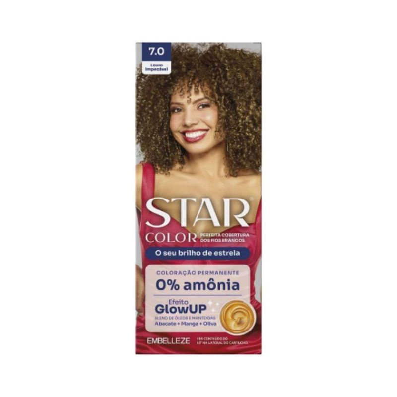 Tintura Star Color 158g Embel 7.0 Louro Impecavel