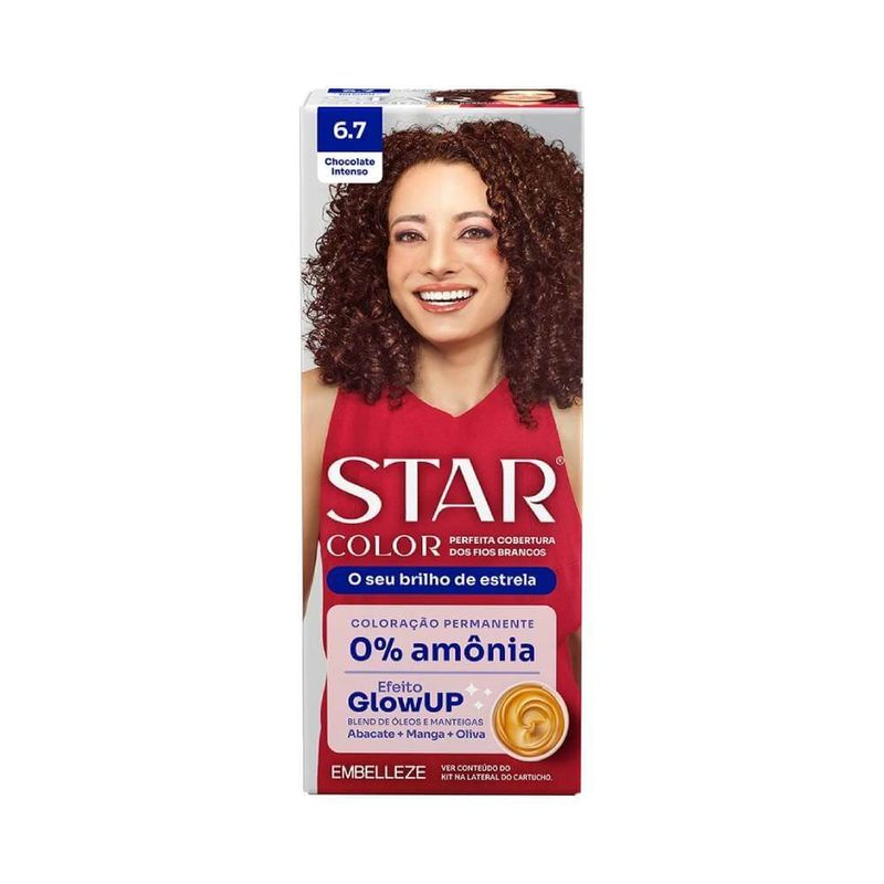 Tintura Star Color 158g 6.7 Chocolate Intenso