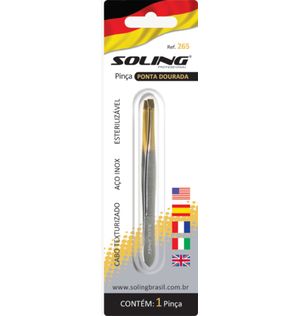 Pinca Soling Blister P.dourada Ref 265