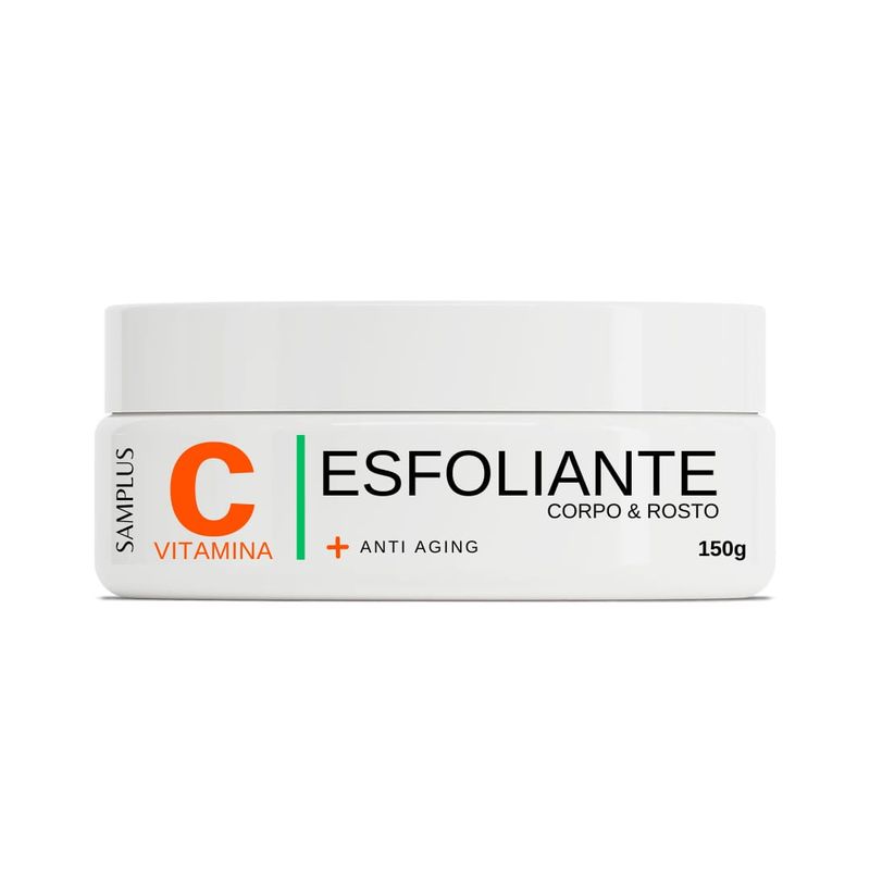 Esfoliante Samplus 150g Corpo E Rosto Vit.c