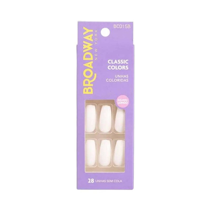 Unhas Postiças Broadway Bailarina Longo Denim