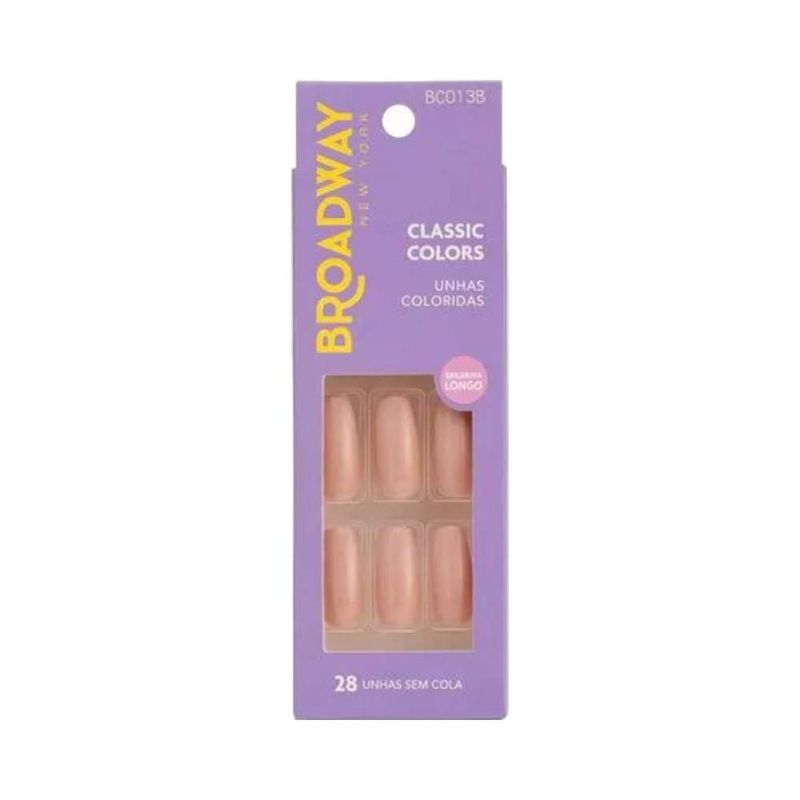 Unhas Postiças Broadway Bailarina Longo Moonlight