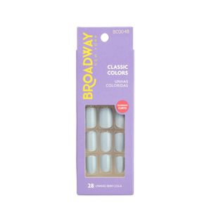 Unhas Postiças Broadway Quadrado Curto Lipstick