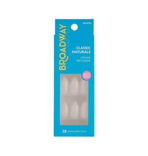 Unhas Postiças Broadway Natural Stileto Longo