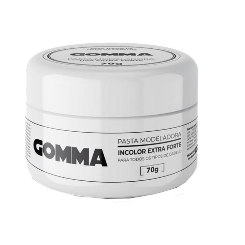 Pasta Modeladora Gomma 70g Transparente