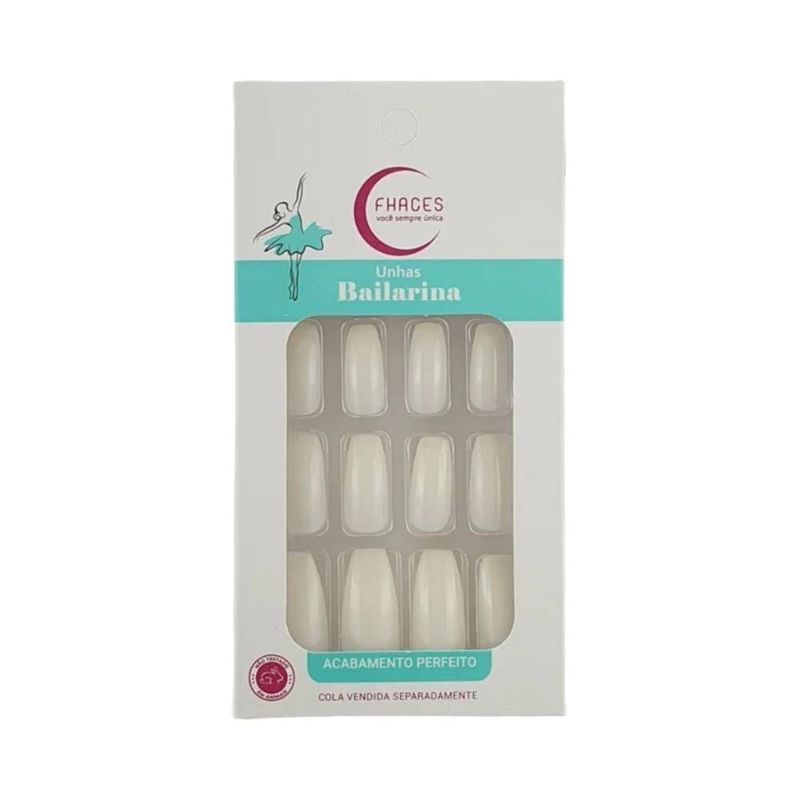 Unhas Postiças Fhaces Bailar.natural C/28