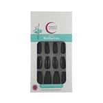 Unhas Postiças Fhaces Bailar.all Black Bril.e Fosco C/56