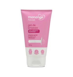 Gel de Limpeza Monange Facial Anti-Ressecamento com Ácido Hialurônico e Niacinamida 120g