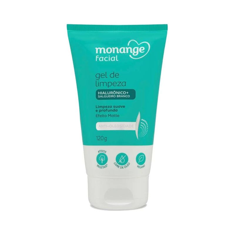 Gel Facial Monange 120g Anti Oleosidade