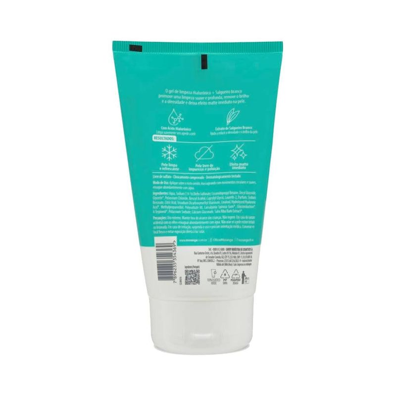Gel Facial Monange 120g Anti Oleosidade