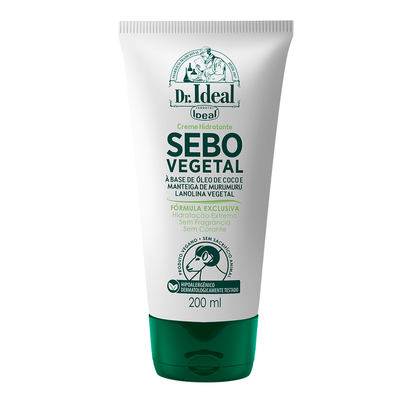 Desodorante Creme Ideal 200ml Hidr.sebo Vegetal