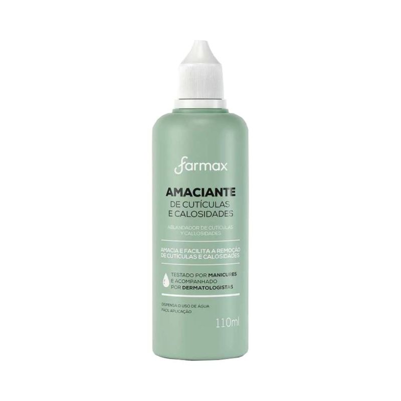 Amaciante De Cuticulas Farmax 110ml Calosidade