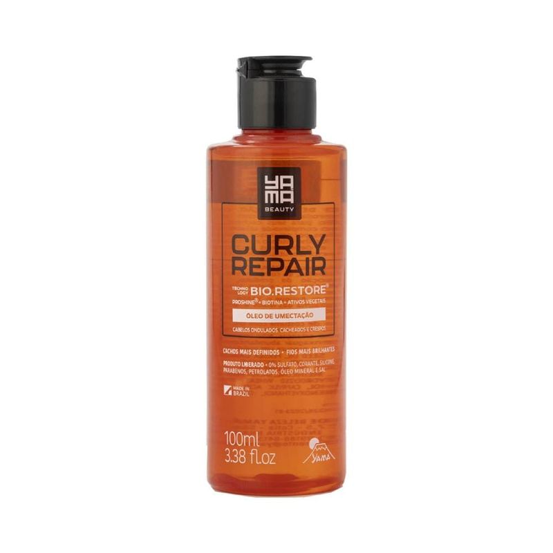 Oleo Capilar Yama 100ml Curly Repair Umectacao