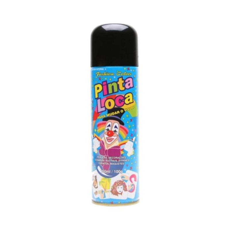 Spray Pinta Loca 150ml Decorativa Preta