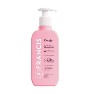 Locao Corporal Francis 200ml Rosa Cereja