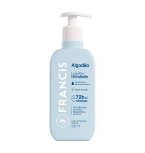 Locao Corporal Francis 200ml Azul Algodao