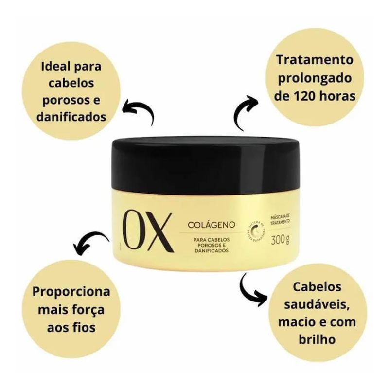 Mascara De Tratamento Ox 300g Colageno